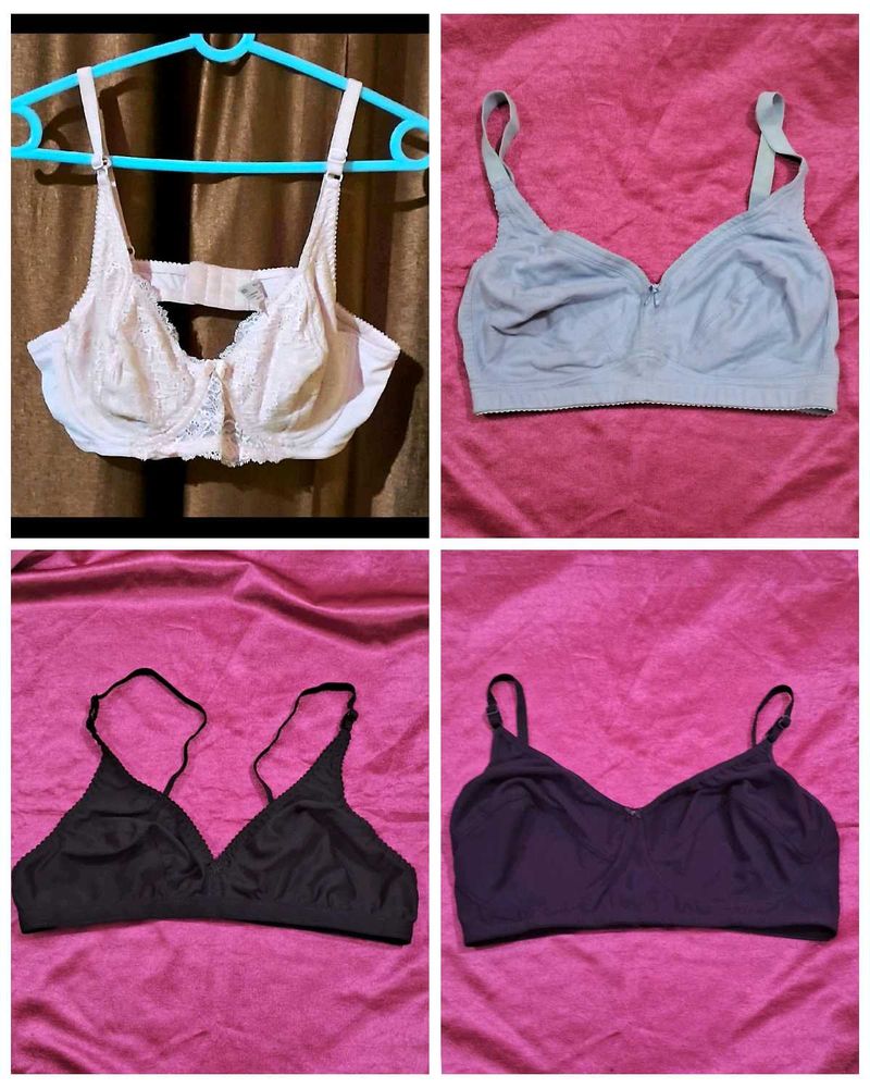 Combo Of 4 Bra, Different Sizes