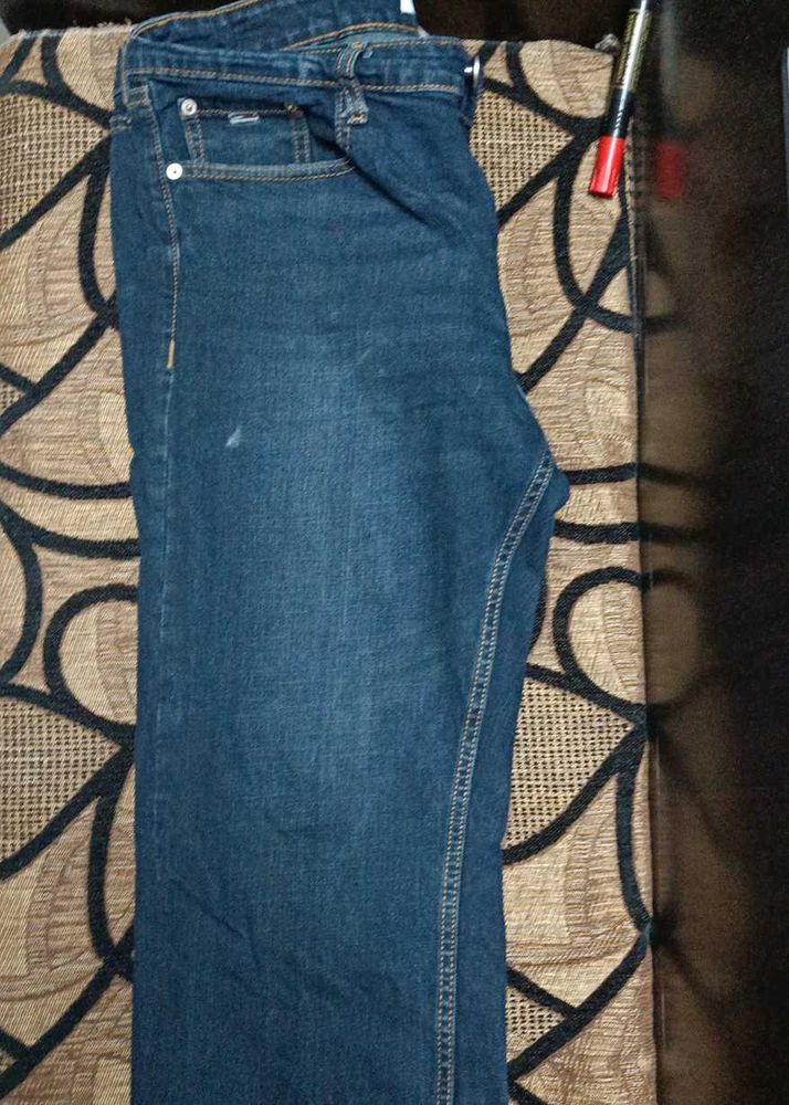 Dark Blue Denim Jeans