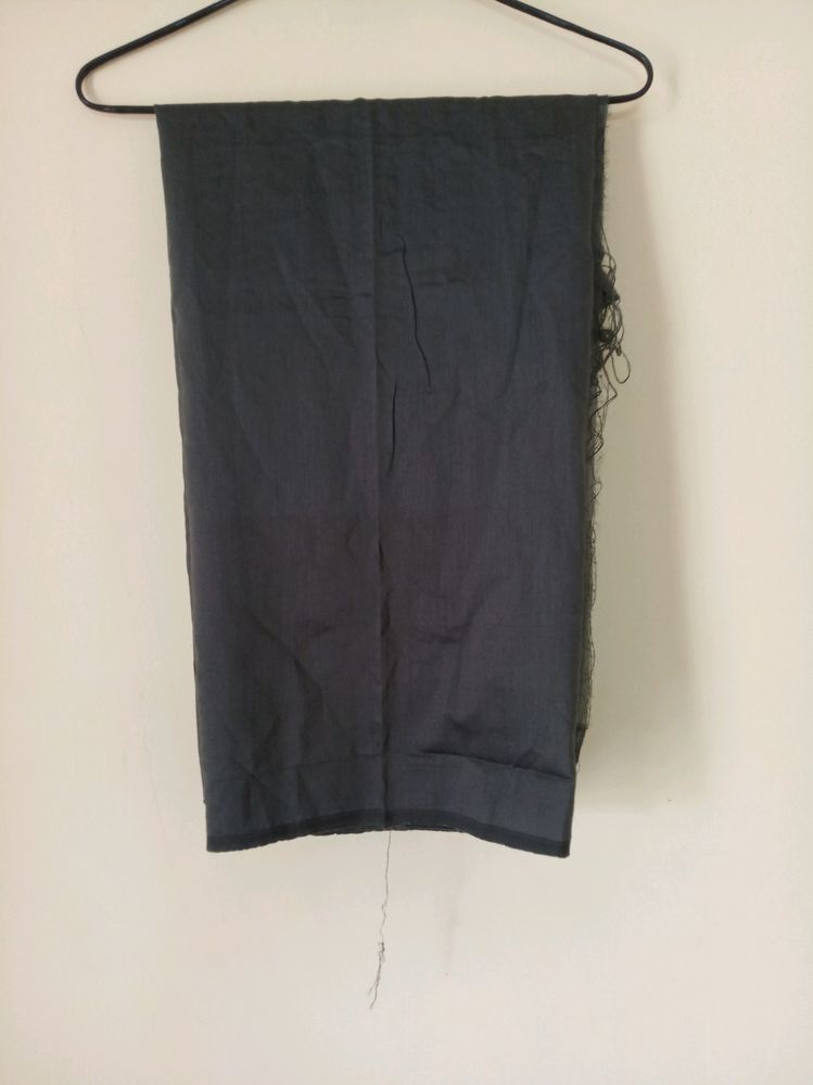 Charcoal Silk Fabric