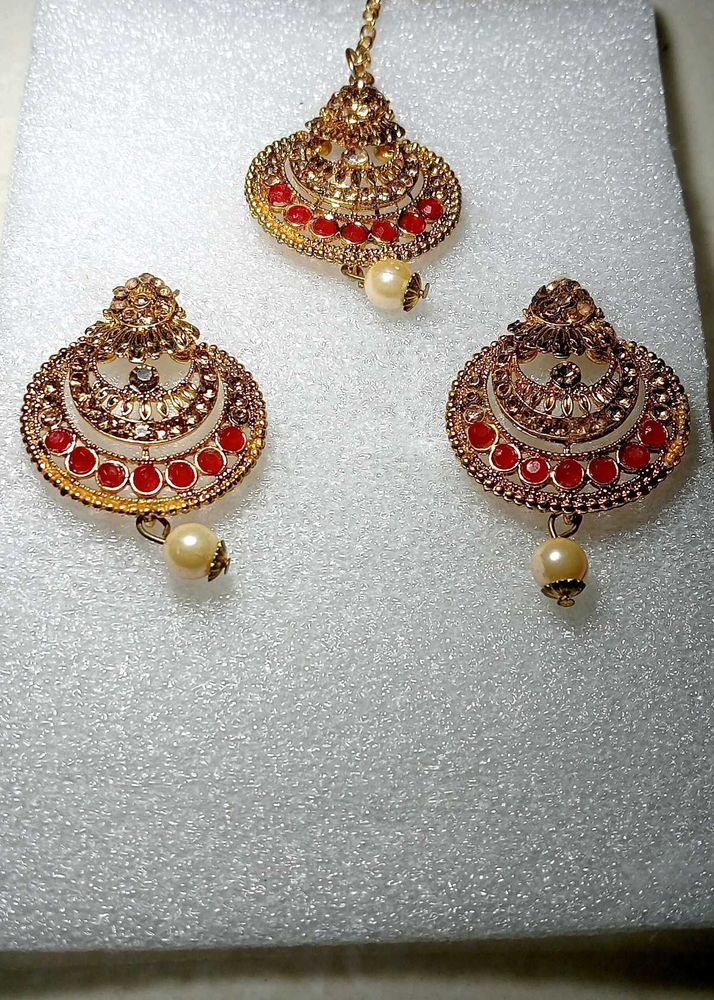 Indian Jewelry Set ( some Stone Lost ,Look The Pic