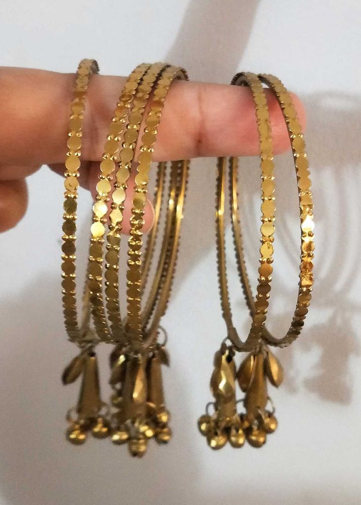 Golden Bangle Set
