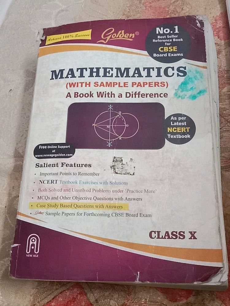Golden Mathematics Class X and science sample pape