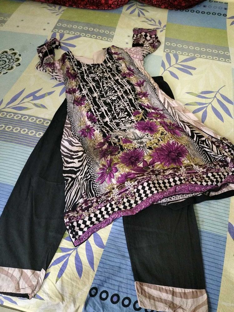 Floral Print Salwar Kameez