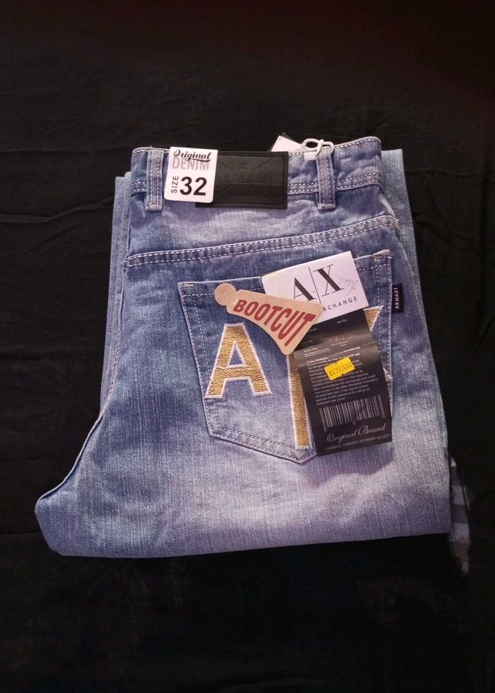 Armani Exchange Bootcut Light Blue New Jean Pants