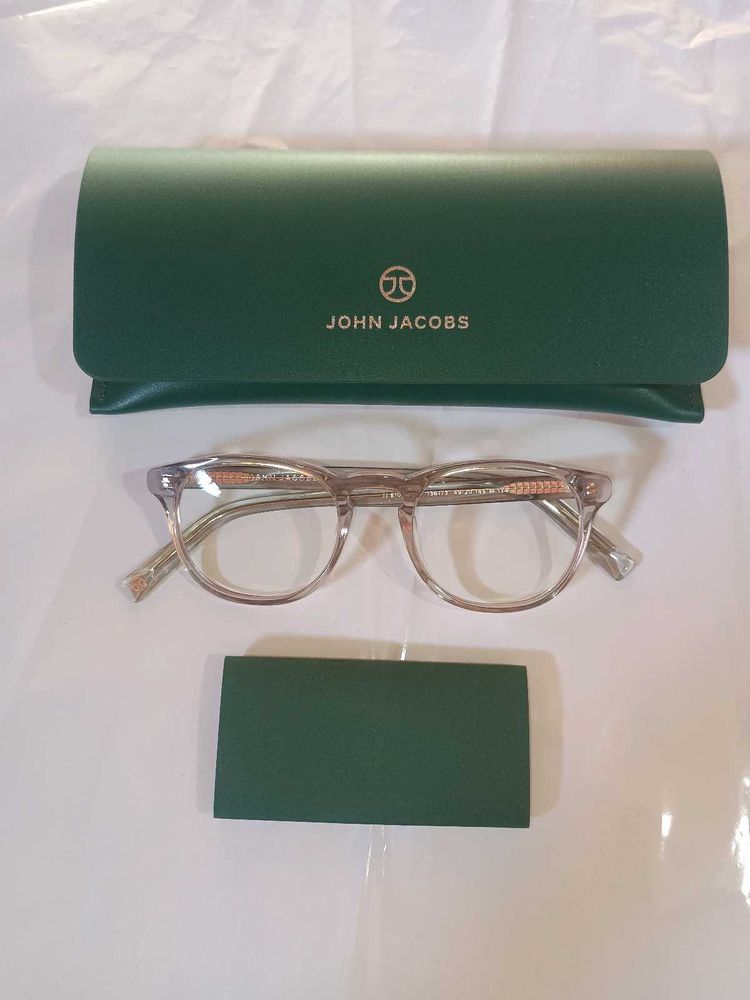 John Jacobs Glasse Transparent Blue Light Blocker