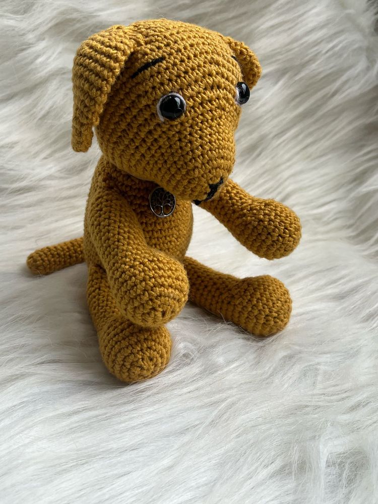 Handmade Crochet Dog
