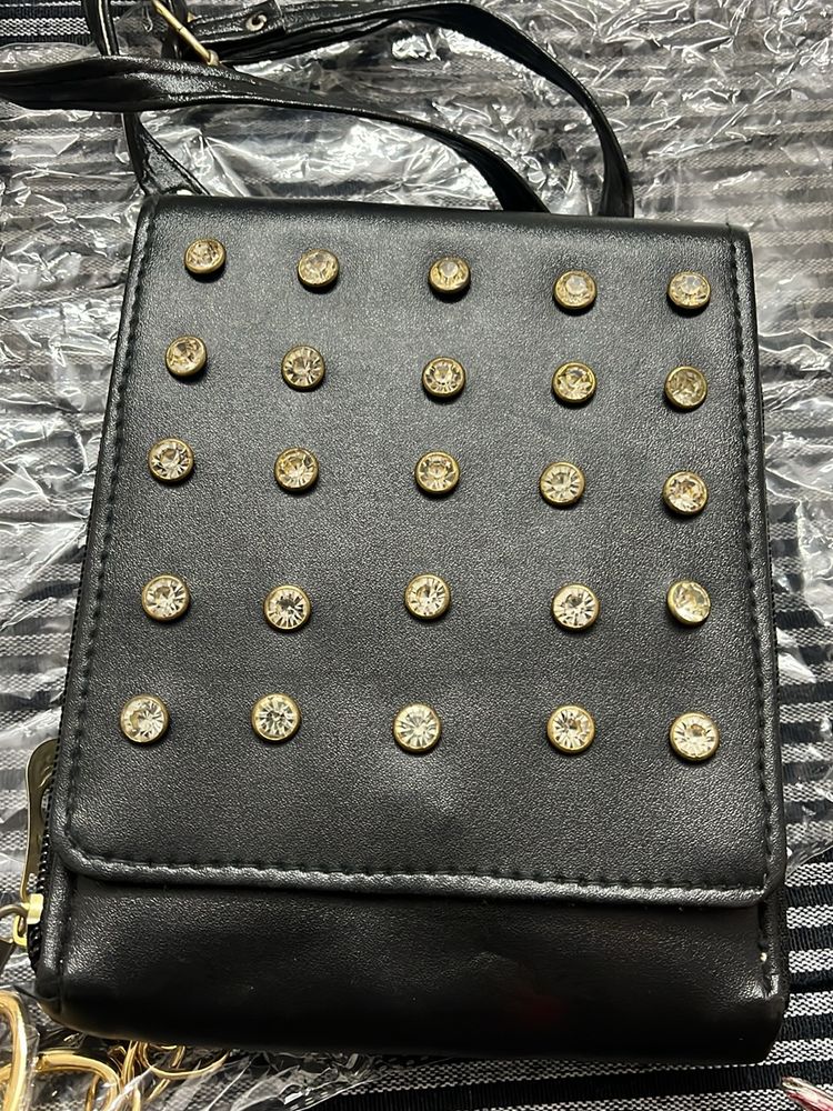 Diamond Sling Bag(free Earrings Gift)