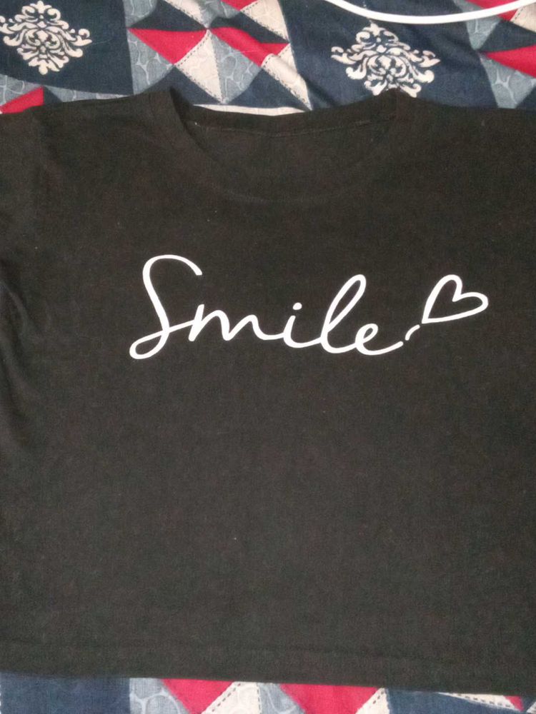 Black Smile Graphic Tee
