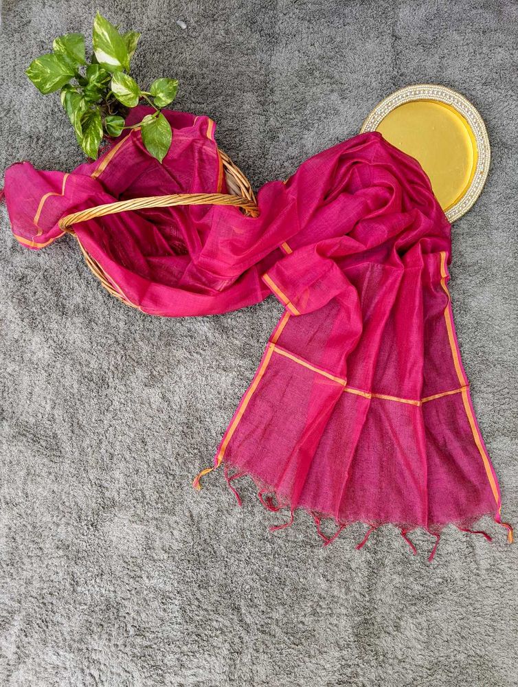Elegant Rani Pink Dupatta