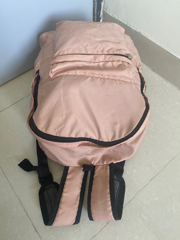 Korean Backpack Peach 🍑 Colored