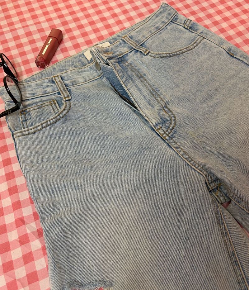 Ripped Light Wash Jeans