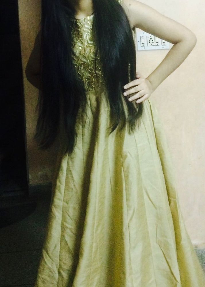 Golden Festive Gown
