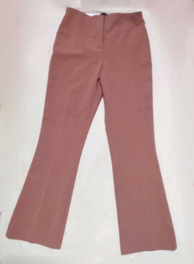 Mauve Flare Leg Trousers