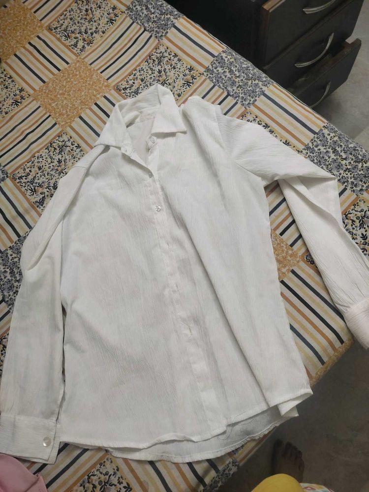 Light Weight All Rounder White Shirt