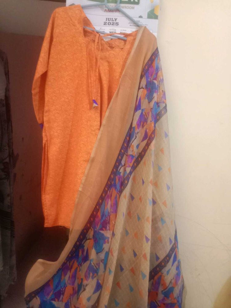 orange Kurta Set Clearance Sale 🔥🔥