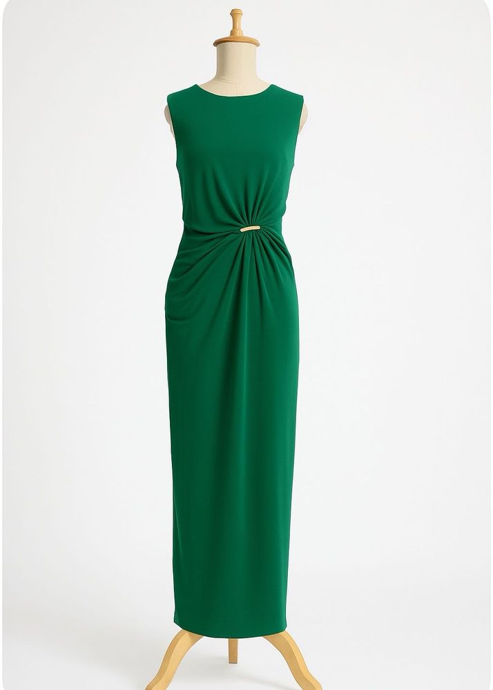 Elegant Green Maxi Dress