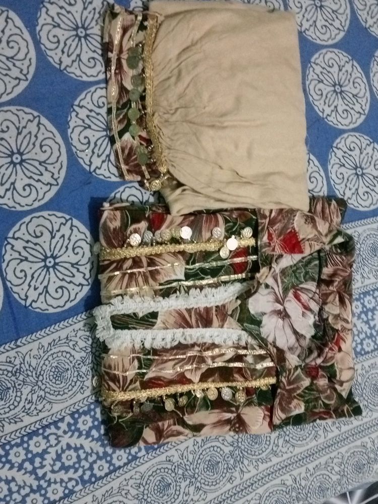 Two Piece Afghani Salwar In Kurta