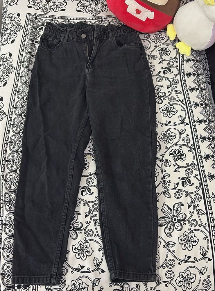 Black Denim Pants
