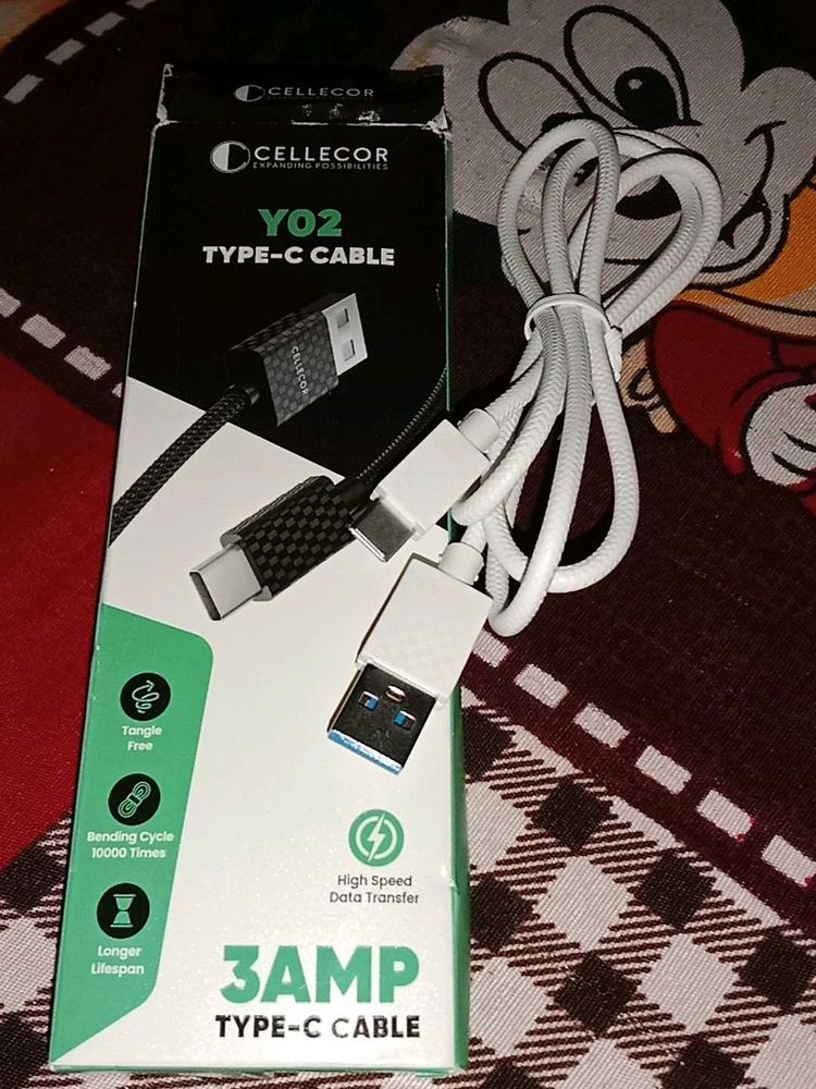 CELLECOR YO2 Type-C -3A Free That Small Cable Also