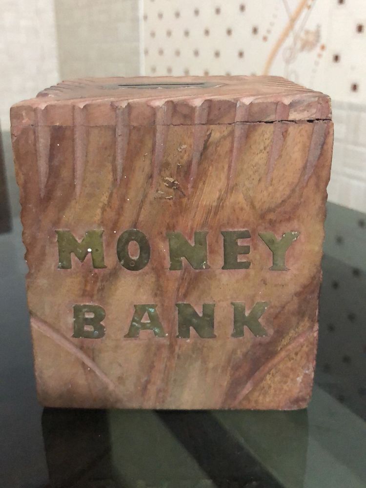 Wooden Money Bank