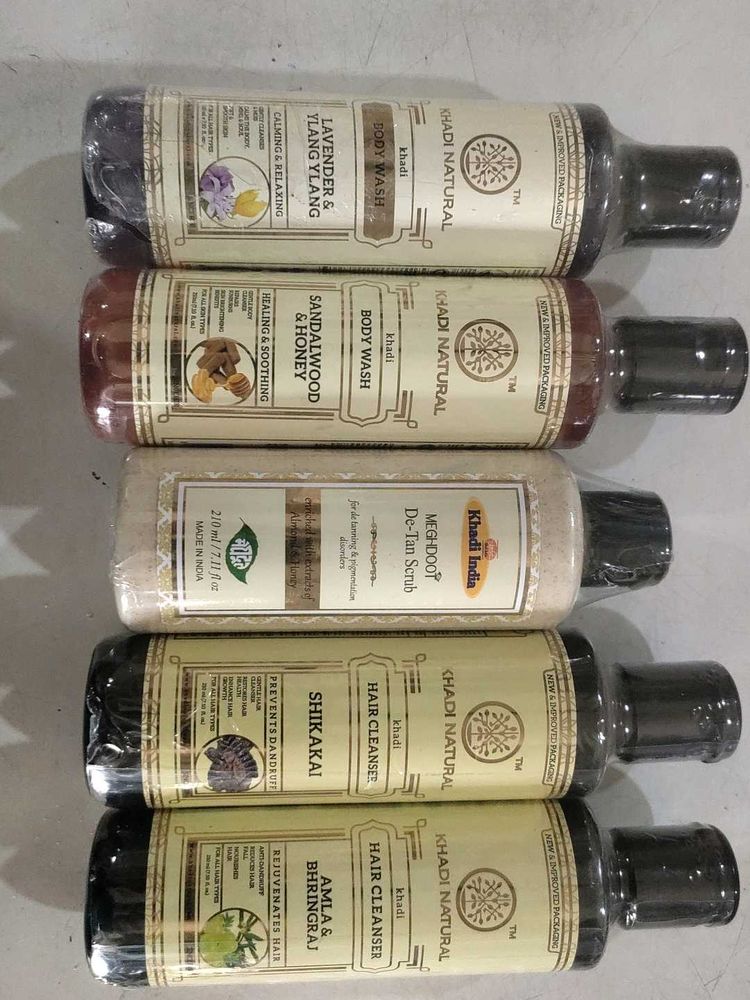 Khadi Natural Body &amp; Hair Care Set