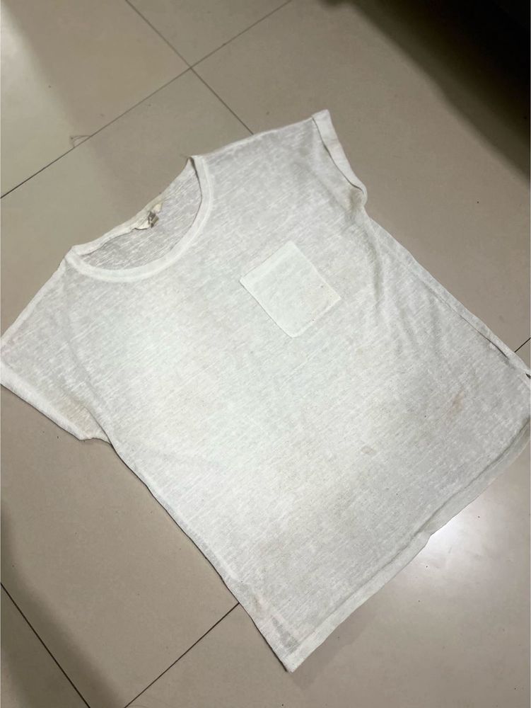 White Pocket Tee