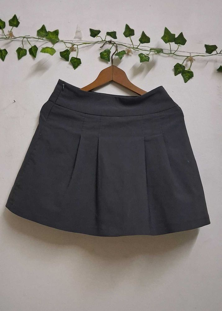 CAMPUS | charcoal grey skirt