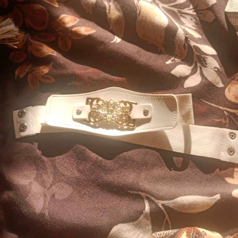 non use white waist belt