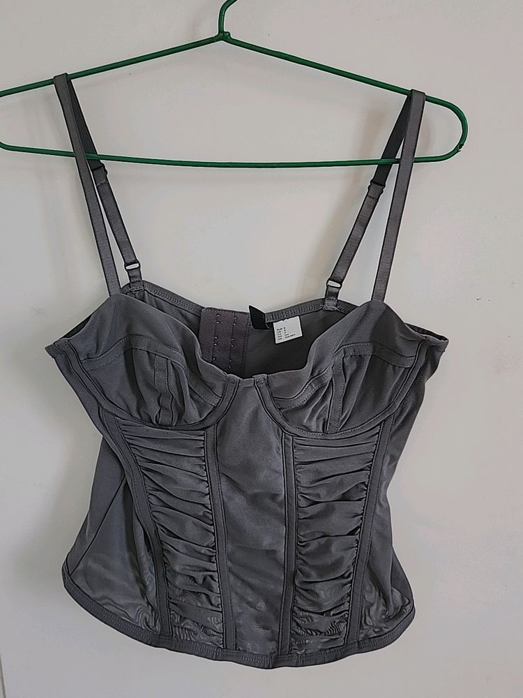 Mesh bustier top by H&amp;M