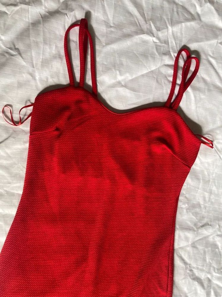 RED PARTY BODYCON DRESS