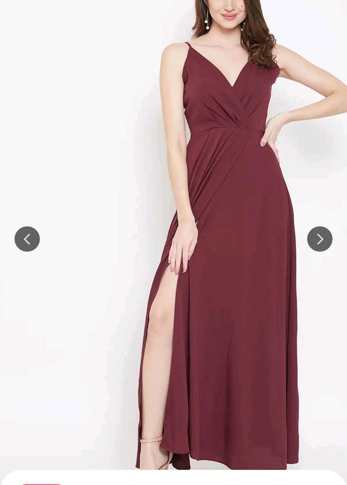 Burgundy Maxi Dress