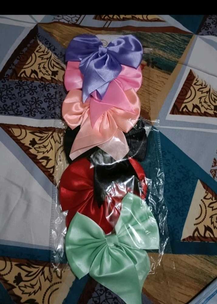 Hair Bow Pack Of 3 , Multicolour