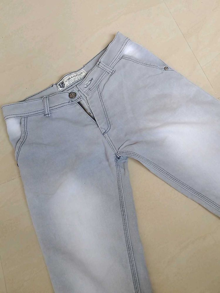 Grey Denim Jeans