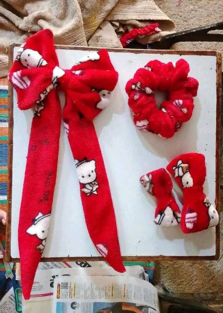 Hello Kitty Hair Accessory Set Combo 5