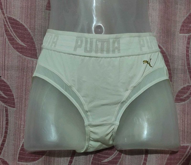 Puma White Briefs - Size M/l