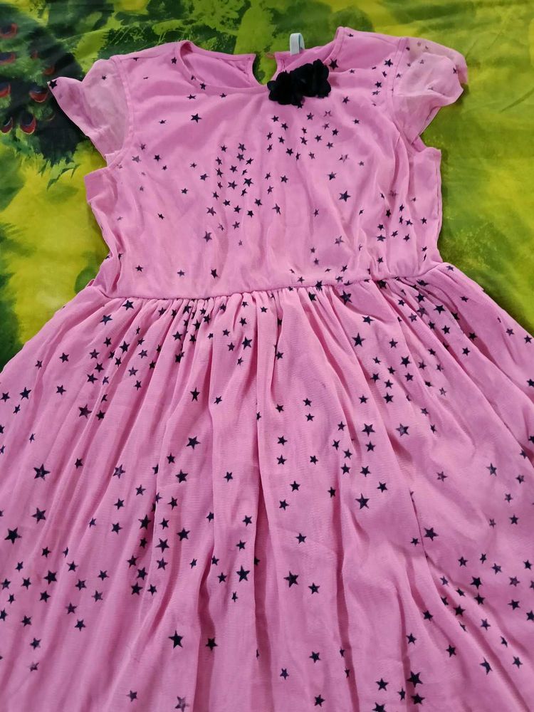 Pink Star Dress