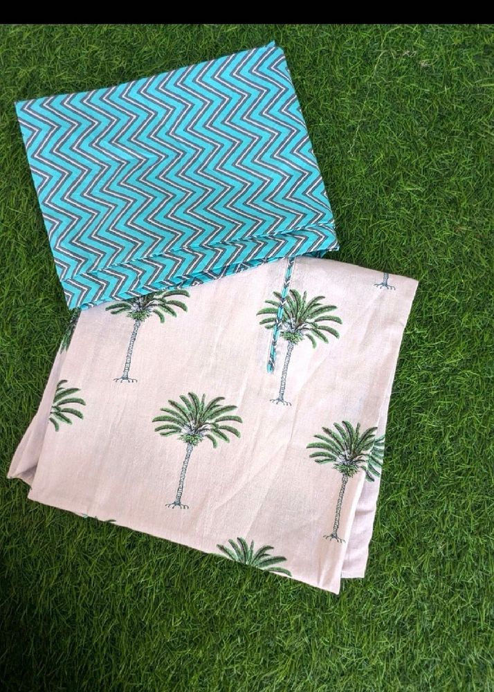 Printed Cotton Suit Set