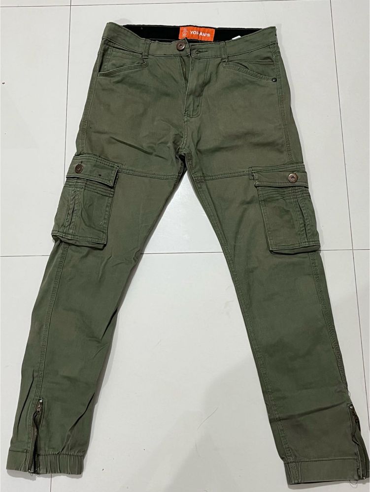 Olive Cargo Pants