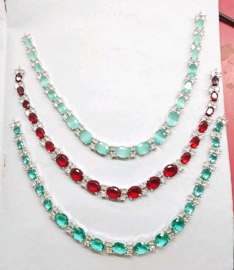 American AD Stone Elegant Necklace