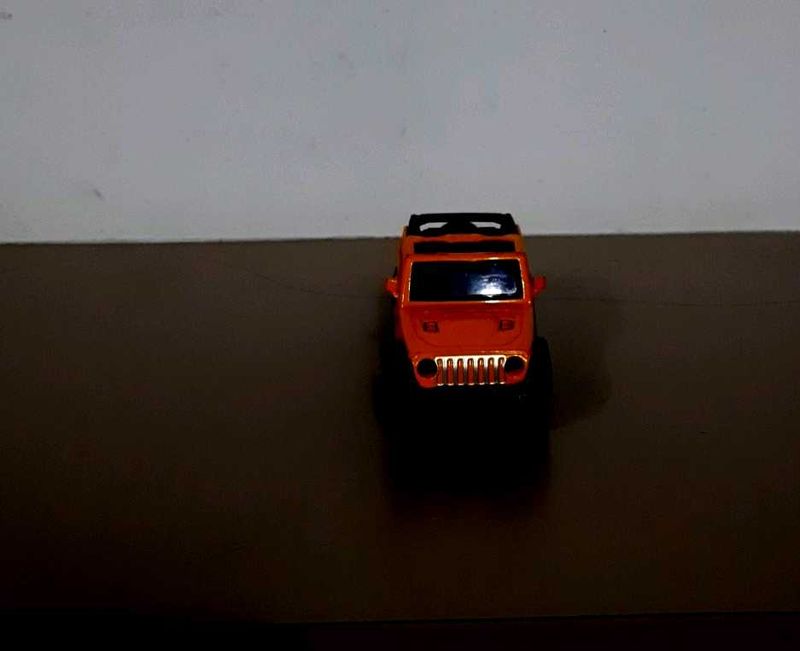 Orange Toy Jeep