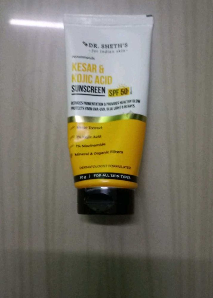 Dr. Sheth's Kesar Kojic Sunscreen