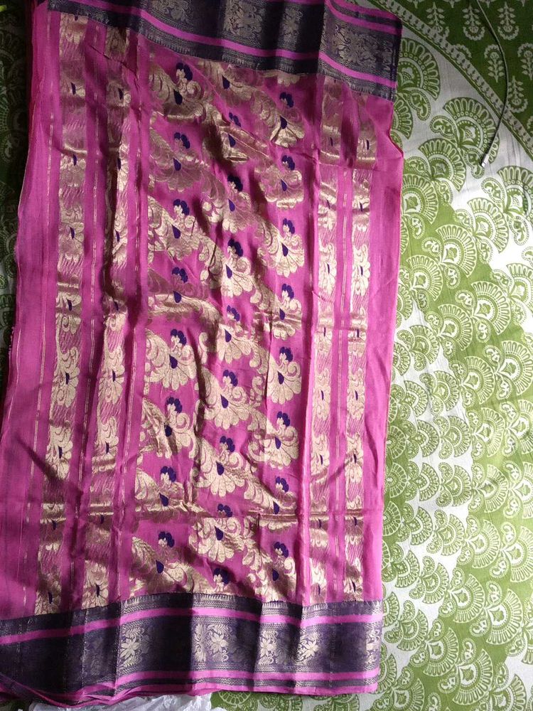 Elegant Pink Saree