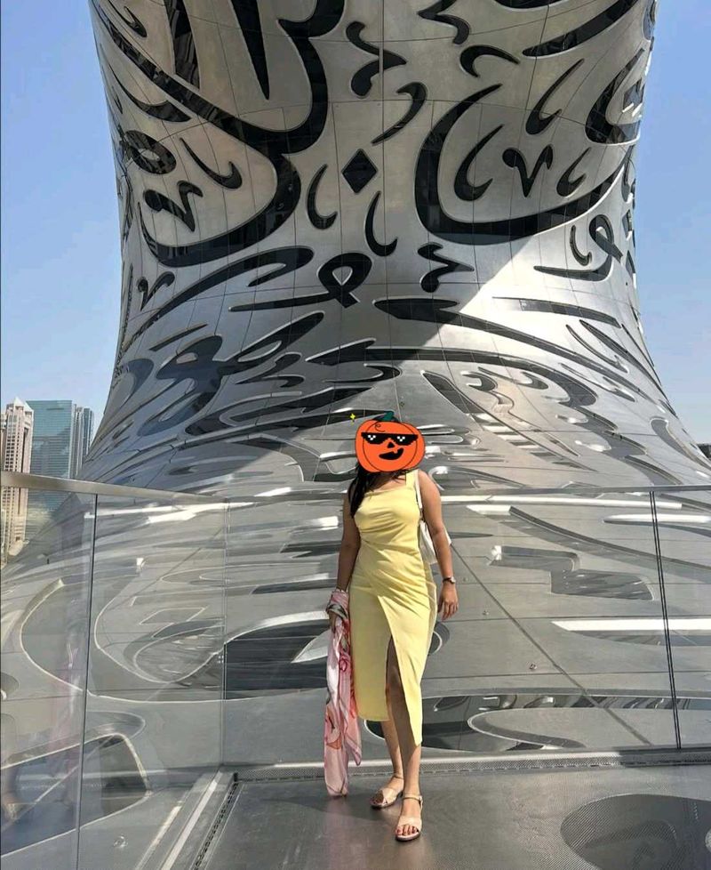 last call..Yellow Midi Dress From Dubai