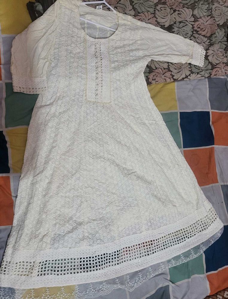 Elegant White Kurta