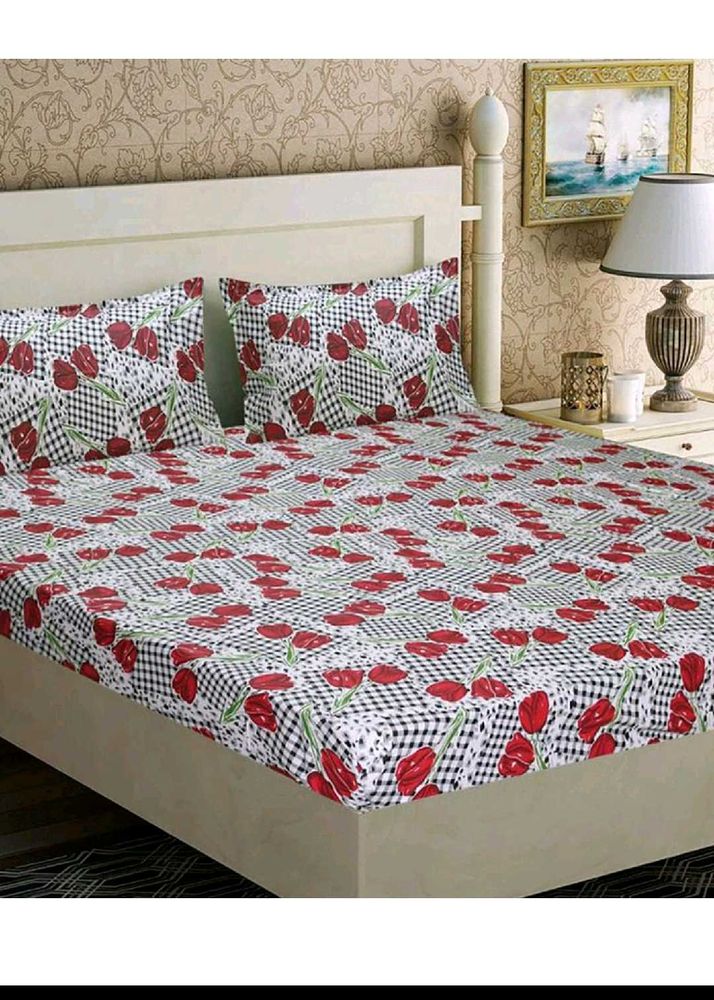Bedsheet With Pillow Cover