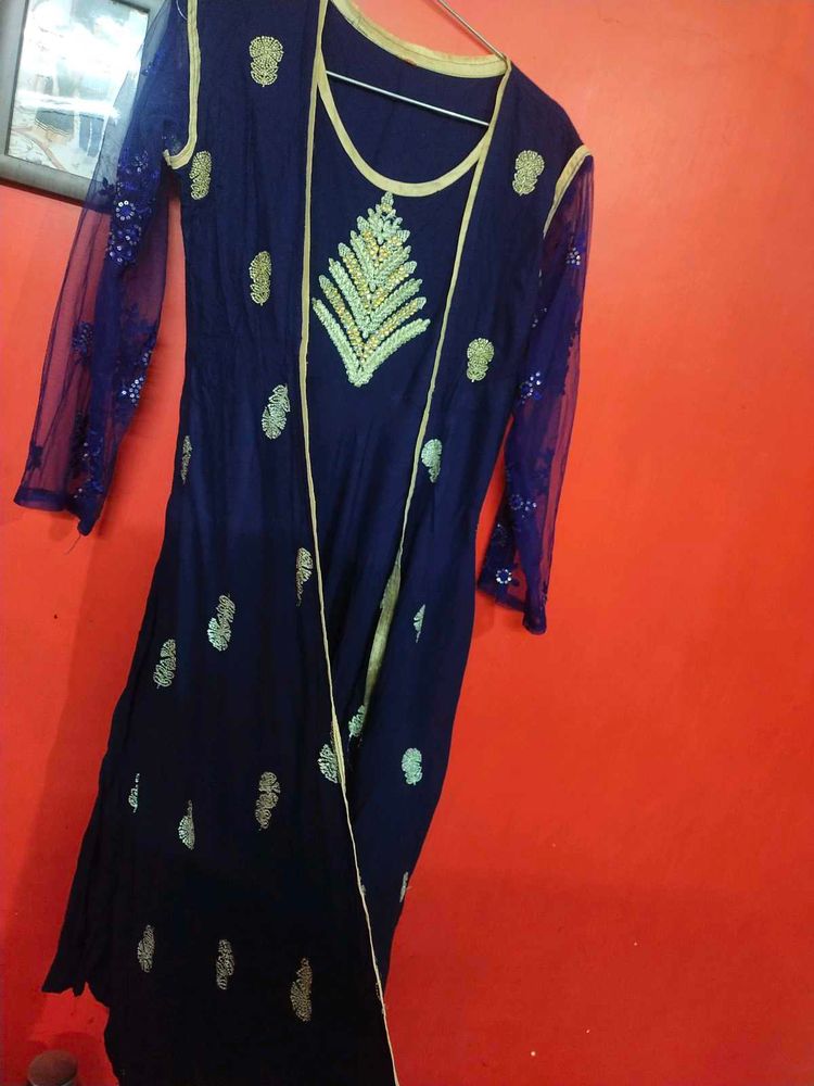 Navy Blue Kurta