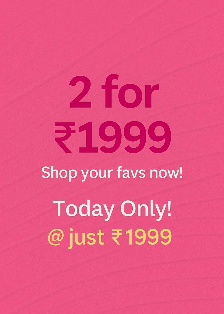 CLEARANCE OFFER FOR WOMEN