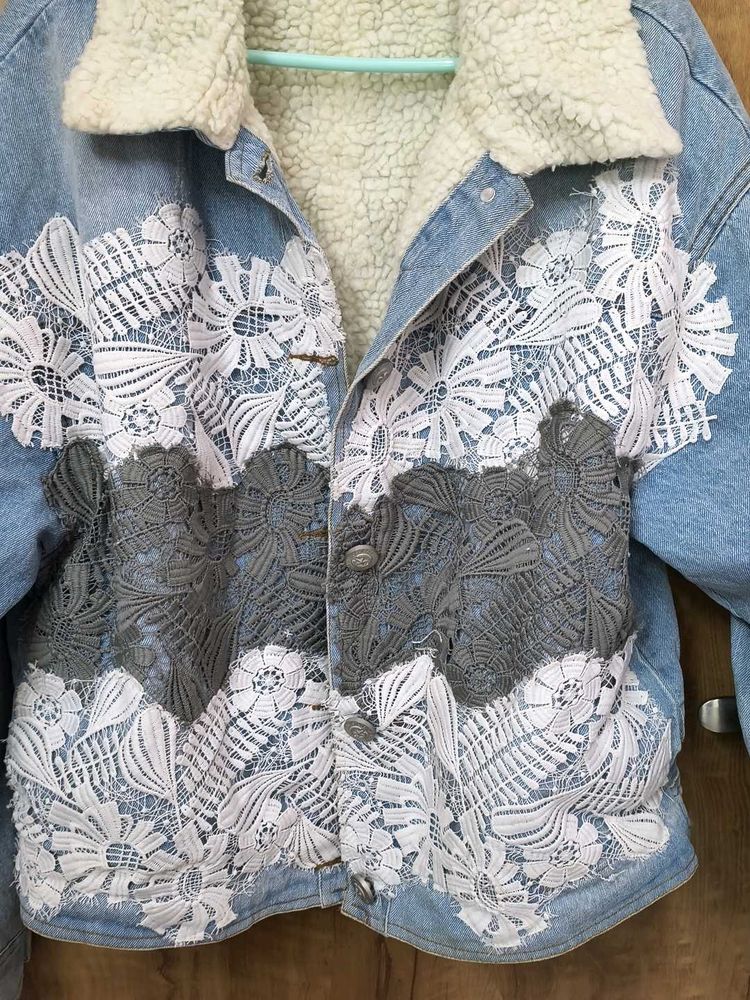 imported .inner fur lining denim jacket