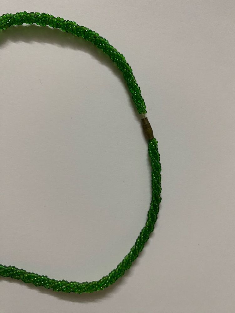 Green Beaded Necklace
