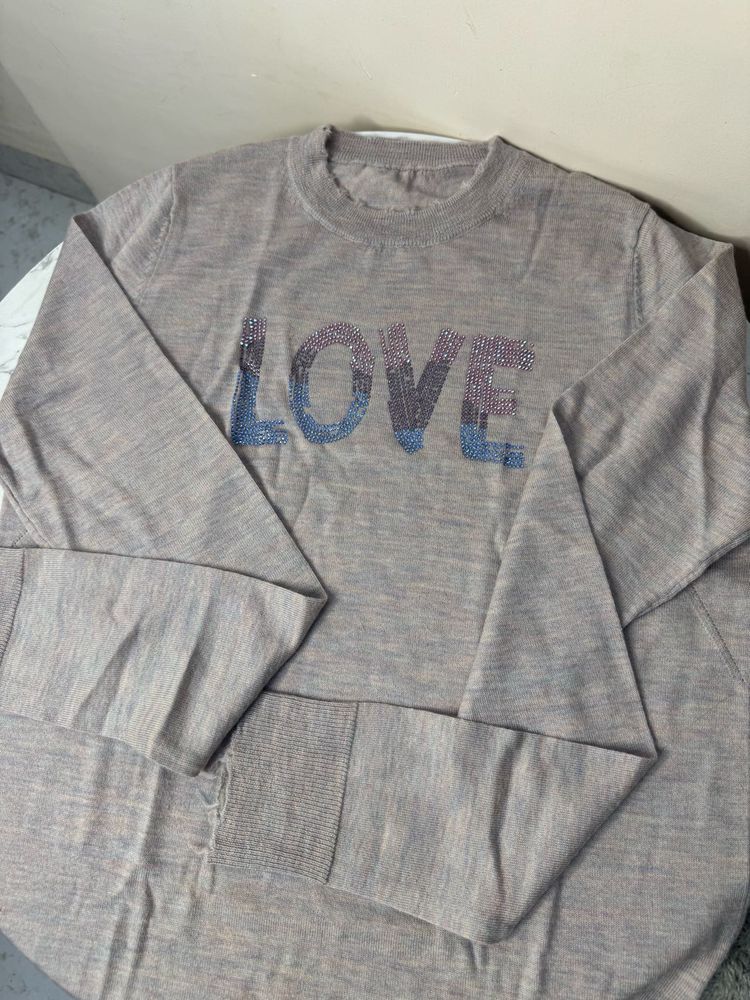 LOVE Embellished top tshirt